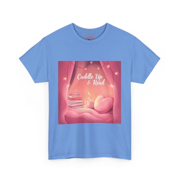 Unisex Heavy Cotton Tee (cuddle up and read) - Image 19